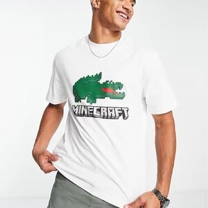 Lacoste White Unisex T-Shirt